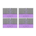thumbnail image 2 of MKHERT Purple Colorblock Chevron Zigzag with Anchor and Infinity Quotes Placemats Table Mats for Dining Room Kitchen Table Decoration 12x18 inch,Set of 4, 2 of 4