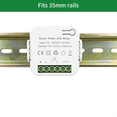 thumbnail image 3 of Medidor de potencia inteligente Tuya WiFi CA 90-250 V con pinza CT Monitor de potencia KWh Estadísticas de electricidad Aplicación Smart Life, 120 A CT, 3 of 8