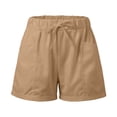 thumbnail image 6 of WAYUTE Womens Shorts Straight Leg High Waist Sports Loose Shorts Trendy Solid Color with Pockets Versatile for Summer Casual Outdoor, 6 of 6