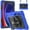 Blue, variant on Case for Samsung Galaxy Tab S10 FE/ S9 FE 5G 10.9 Inch/Tab S9 11 Inch, Heavy Duty Shockproof Protective Case with Screen Protector, 360° Rotating Stand, Hand/Shoulder Strap