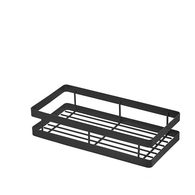Space Saving Spice Rack Wall-Mounted Multi-Function Storage Shelf, 30x12.5x5.5cm Metal Kitchen Organizer for Wall Spice Racks for Kitchen