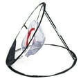 thumbnail image 5 of Ccdes Black Nylon Mesh Folding Golf Chipping Net Balls Collector Bracket Bag Training Accessory, Golf Hitting Net, Golf Practice Net, 5 of 5