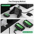 Rechargeable Xbox Controller Battery Pack with 4 Back Covers and a USB