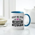 thumbnail image 4 of CafePress - Trust Me I'm An Awesome Nurse Mug - 11 oz Ceramic Mug - Novelty Coffee Tea Cup, 4 of 4