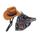 thumbnail image 2 of Accesorios de vestuario de vaquero de mascota sombrero de vaquero y pañuelo divertido para el cumpleaños del marino s, 2 of 8