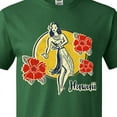 thumbnail image 4 of Inktastic Retro Hula Girl T-Shirt, 4 of 5