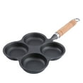 thumbnail image 4 of SEWCHICS Non-Stick Omelette Pan Cast Iron Black for Home Cooking 1Pc, 4 of 8