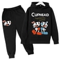 thumbnail image 3 of Ropa para niños Juego Cuphead Mugman sudadera de algodón + pantalones 2 piezas Conjuntos de ropa para niños primavera otoño Sudadera con capucha para niños y niñas, 3 of 4