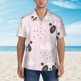 thumbnail image 4 of Bixox Men's Hawaiian Shirts Men's Cute Panda Print Short-Sleeve Shirt-Medium, 4 of 8