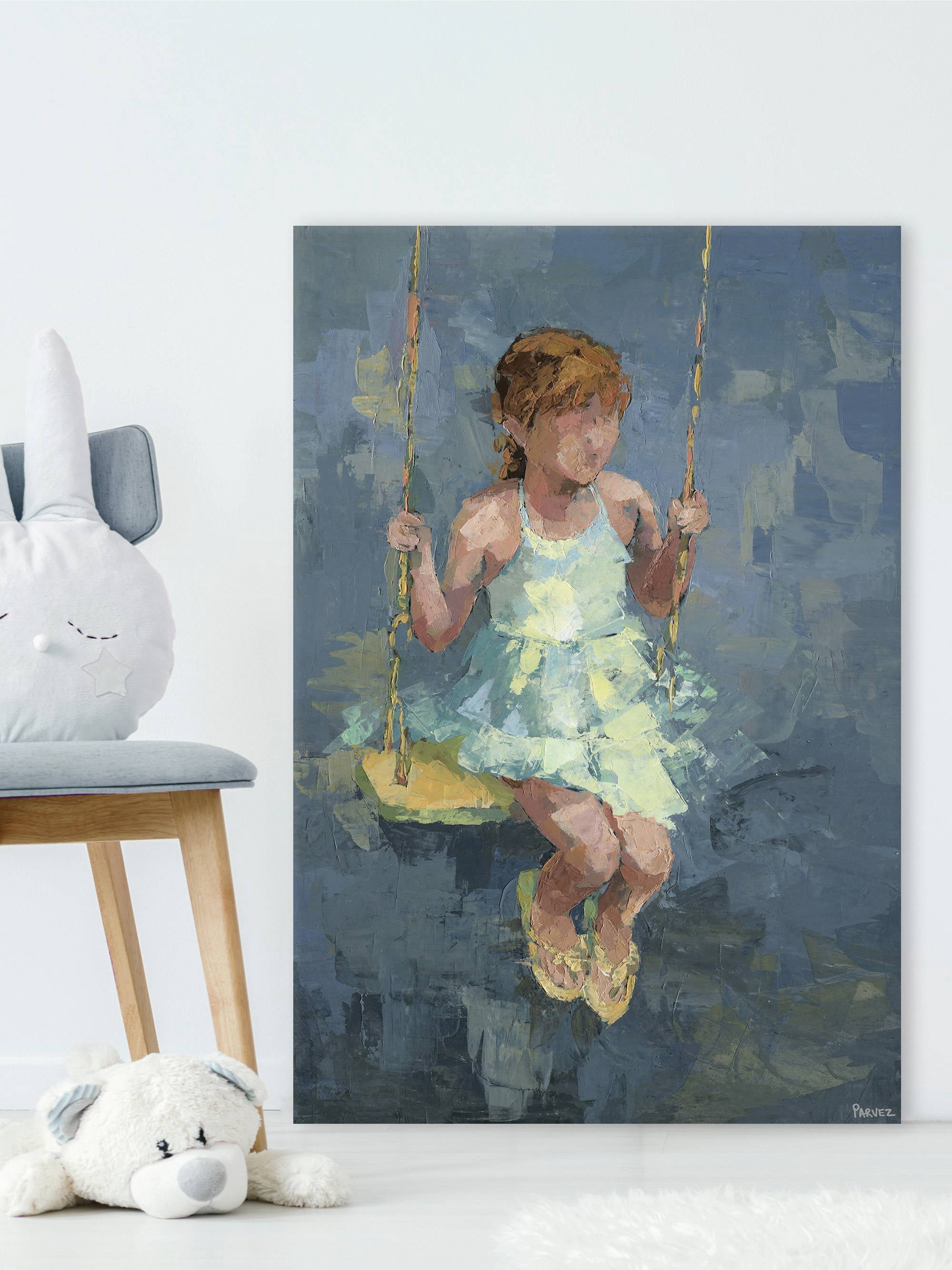 Parvez Taj Lovely Swing Canvas Wall Art