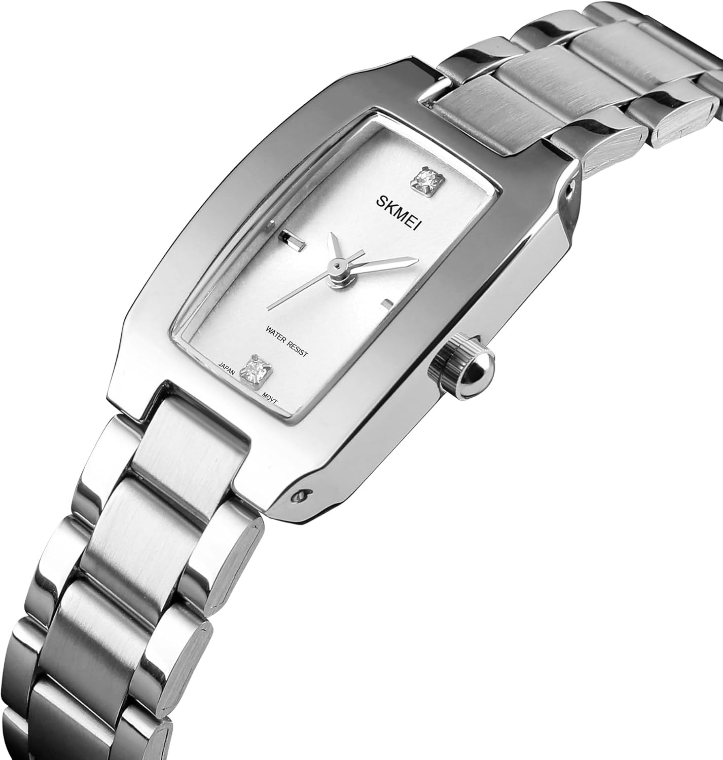 Square Watches for Women, Women's Wristwatches, Ladies Waterproof Stainless Steel Analog Small Dainty Gold Watch for Women