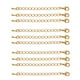thumbnail image 5 of 10 cadenas de extensión de 70 mm para bisutería y manualidades. Oro, 5 of 7