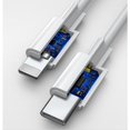 thumbnail image 2 of Cable de datos de carga rápida iphone12PD para iPhone12USB-C tipo C PD para iPhone 12 Mini 12 Pro Max 11 Pro Max XR 8 Plus AirPods iPadLightning Cable con tipo C PD para iPhone 12 Xemadio HMJM157-1, 2 of 4