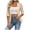 Khaki, variant on Women Casual Cardigan Tops Eyelet Lightweight Summer 3/4 Sleeve Open Front Loose Solid Cardigan, Navy XL