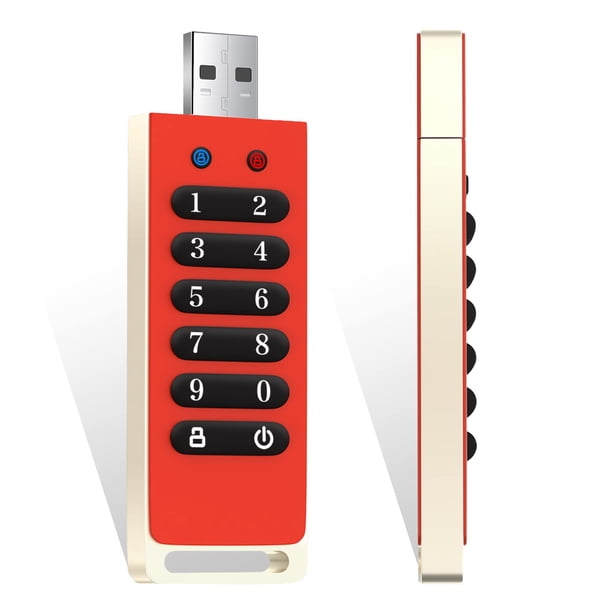 Unidad flash segura INNPLUS de 64 GB cifrada USB 3.0 de 256 bits