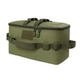 thumbnail image 4 of Bolsa de almacenamiento universal para acampar al aire libre con asas de transporte, gran capacidad, reutilizable. Verde, 4 of 7