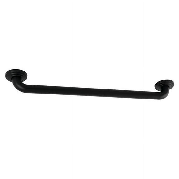 24 in. x 1.25 in. Restoration OD Grab Bar, Matte Black