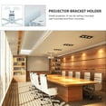 thumbnail image 2 of OUNONA Steel Wall Projector Mount White 1 Set for Users Needing Projector Mounting Solutions, 2 of 7