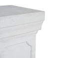 thumbnail image 4 of Christopher Knight Home 19.25" Outdoor Classic Plant Stand with Square Pedestal, Antique White, 4 of 7