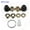 M14 rear, variant on EBIKES e-bike Hub Motor Axle/for M14 lock nut/lock washer/spacer/nut cover