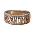 thumbnail image 2 of Fashion Grandma Letter Shiny Rhinestone Ring Jewelry Women Family Birthday Gift, 2 of 8
