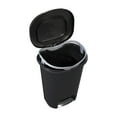 thumbnail image 3 of Rubbermaid Classic Premium 13G Step-On Trash Can, Black, 3 of 7