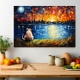 thumbnail image 3 of Sealyham Terrier Canvas Wall Art with Starry Night Van Gogh Painting Pictures Modern Abstract Landscape Artwork for Living Room Bedroom Dinning Décor, 3 of 4