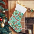 thumbnail image 5 of Coolnut 17.7 Inch Christmas Stockings, 2 PCS Cute Christmas Pattern Presonalized Large Stocking Sock for Family Holiday Xmas Party Decorations, 5 of 7