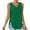 Army Green, variant on OSOLU Solid Color Women Tank Tops V-Neck Eyelet Embroidery Casaul Sleeveless Shirts Holiday Dailywear