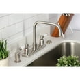 thumbnail image 3 of Kingston FB2148DPL Paris Two-Handle 2-Hole 8" Centerset Kitchen Faucet in Brushed Nickel, 3 of 7