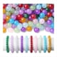 thumbnail image 1 of 500 Cuentas Hechas A Mano para Pulseras, Mezcla de Colores, Redondas de 8 mm, para Manualidades, Kits de Fabricación de Joyas, Pendientes, Pulseras y Collares., 1 of 5