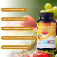 thumbnail image 3 of LIVS Sugar Free Multivitamin Gummies for Adults & Kids – Vegan Gummy Vitamin with A, C, D, B-Complex (B3, B5, B6, B12), Biotin & Zinc | Multivitamin Supplements for Overall Wellness & Support - 60 Ct, 3 of 7