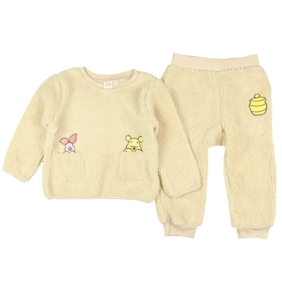Disney Winnie The Pooh Lounge Set Boy's Piglet Honey Pullover and Jogger Pants