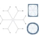 thumbnail image 1 of Clip triangular para sábanas de 6 lados, resistente, correas elásticas ajustables para sábanas, soporte de sujeción con pinza, clips triangulares entrecruzados para sábanas, se adapta a colchones, 1 of 7