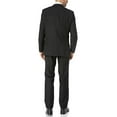 thumbnail image 3 of Adam Baker by Mantoni Men's Regular Fit 100% Wool Peak Lapel Tuxedo - Black - 58L, 3 of 3