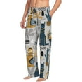 thumbnail image 3 of Kdxio Llama and Cactus1 Print Men's Sleep Pajama Pant Lounge Pants with Pockets, 3 of 8