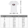 thumbnail image 5 of Coolnut Mens T-Shirts, Baseball with Flags and Stars Pattern Men's Short Sleeve Tees, White Crew Neck Casual Classic Summer Clothes, S, 5 of 6