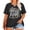 Gray, variant on KimSoong Women Merry Christmas Shirt Plus Size Christmas Shirts for Xmas Buffalo Plaid Tree T-Shirt Oversized Graphic Tee