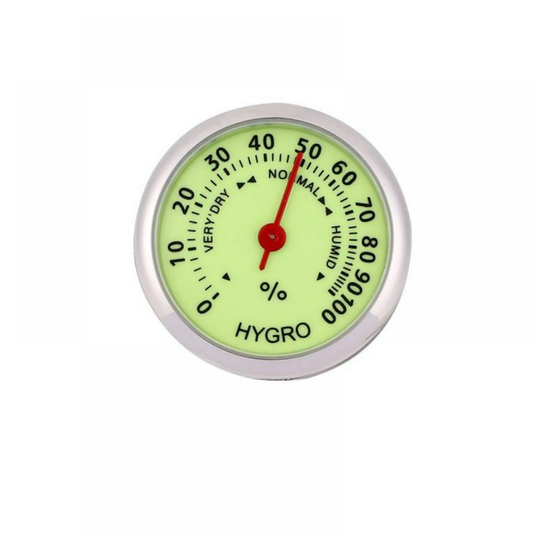Thermometer Hygrometer Car Clock Ornament Dashboard Decor Accessories