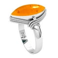 thumbnail image 2 of Amber Ring 925 Sterling Silver Handmade Jewelry, 2 of 9
