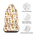 thumbnail image 5 of Balery Gnomes Autumn Harvest Pattern Car Seat Cover - Soft & Breathable Front Premium Covers with Non-Slip Protector Fits Most Automotive, Vans, SUVs, Trucks - 1 Unit, 5 of 5