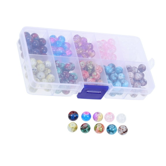 WORGEOUS  200 Pcs Fuse Beads Floral for Jewelry Making Supplies