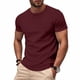 thumbnail image 1 of Ceisia Men's Solid Color Quick-Dry Mesh Crew Neck T-Shirt for Running & Fitness Wine XL Gifts, 1 of 7
