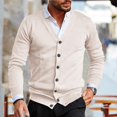 thumbnail image 4 of Mens Vintage Sweater Cardigan Casual Fit V Neck Knit With Cardigan Button Front, 4 of 8