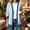 Light Blue-D, variant on Women Vintage Stripe Printed Denim Patchwork Cardigan Jacket Button‑Front Open Coat with Pockets, Long Sleeve Casual Fall Winter Outerwear for Ladies S-3XL Light Blue-D