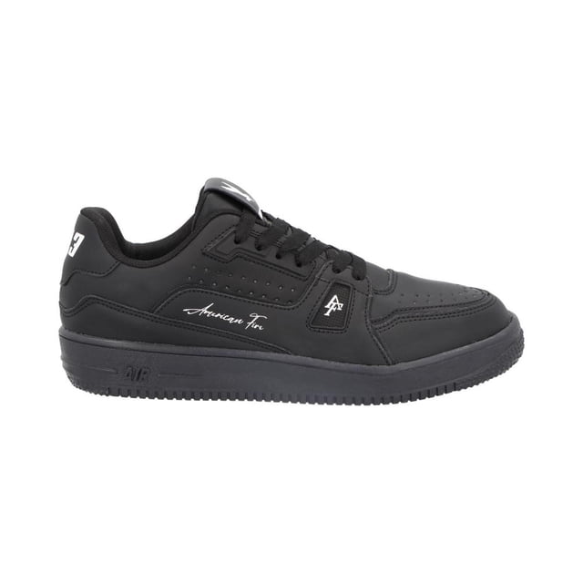 Tenis Hombre American Fire Casual Urbano Comodos negro 27