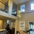 thumbnail image 3 of 20 Foot High Ceiling Fan Duster with 5-12ft Extension Pole, Extendable Reusable Cobweb, Feather, Window Cleaning Squeegee Kit, 3 of 9