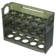 thumbnail image 1 of OULII Organizador De Huevos Para Refrigerador Con 3 Capas Color Verde Práctico Y Resistente, 1 of 8