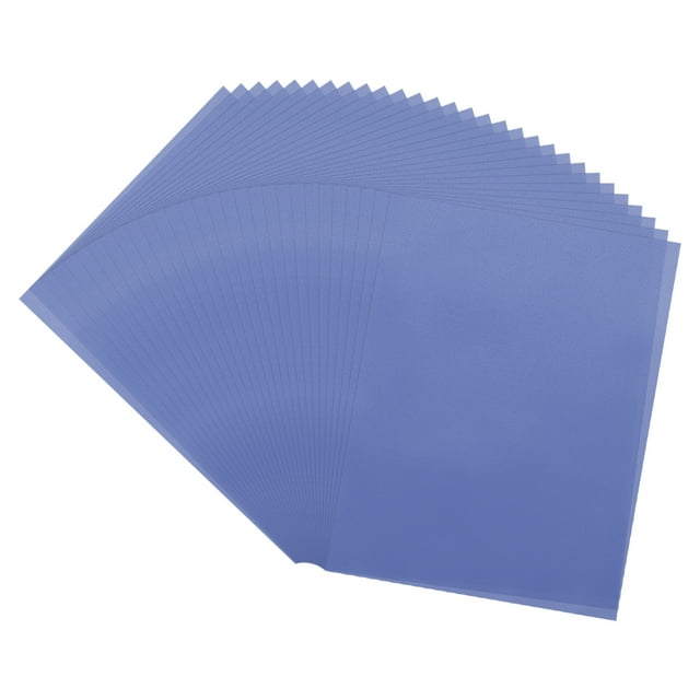 Uxcell Colored Vellum Paper, 60 Sheet Deep Blue 8.5" x 11" Printable Vellum Paper
