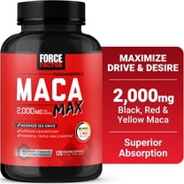 Force Factor Maca Max, Maca Root Capsules for Men & Women to Maximize Drive, Desire & Performance, 120 Capsules